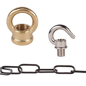 Ringnippels, haken en ketting